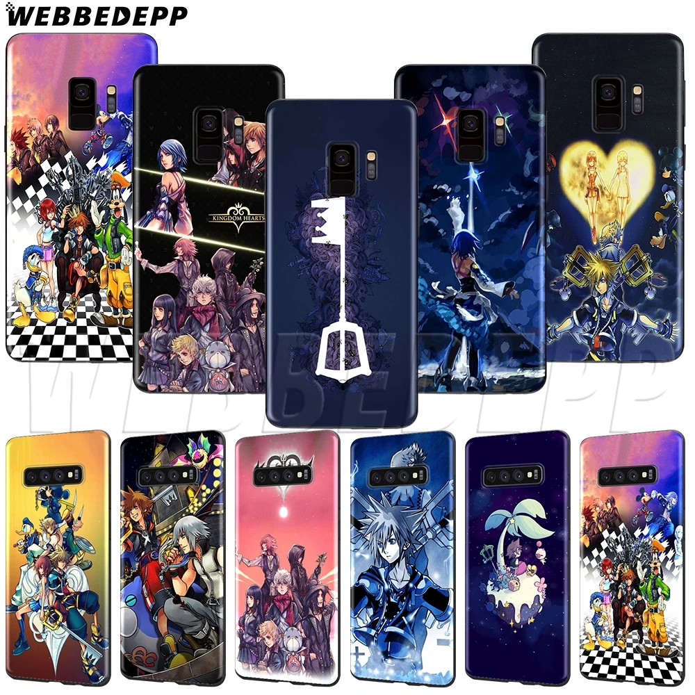 WEBBEDEPP Мягкий чехол из ТПУ с аниме Королевство сердца для Samsung A3 A5 A6 A7 A8 A9 J6 Plus 2016 2017