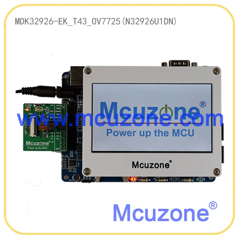 MDK32926-EK-T43-OV7725 dev board N32926U1DN Soc, cmos 30m 16MB+256MB FLASH, HS USB, H.264 and JPEG codec,480272 TFTLCD with TP
MDK32926-EK-T43-OV7725 dev board N32926U1DN Soc, cmos 30m 16MB+256MB FLASH, HS USB, H.264 and JPEG codec,480272 TFTLCD with TP