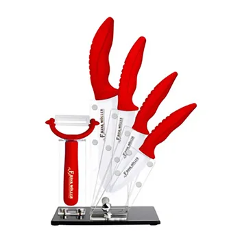 6pcs ceramic knife set colorful kitchen knife with acrylic holder stand and ceramic peeler
6pcs ceramic knife set colorful kitchen knife with acrylic holder stand and ceramic peeler