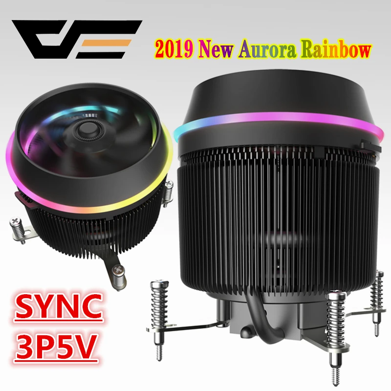 Aigo darkflash CPU Cooler SYNC 3p-5V TDP 280W PWM 4pin LED RGB Fan Radiator Control Cooling for intel AM2/AM3/AM4/2011/LGA/115X
Aigo darkflash CPU Cooler SYNC 3p-5V TDP 280W PWM 4pin LED RGB Fan Radiator Control Cooling for intel AM2/AM3/AM4/2011/LGA/115X
