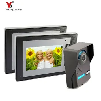 Yobang Security freeship 7inch Video Intercom Doorbell 1 Camera 2 Monitor RFID Access Control Security for apartment/hotel etc
Yobang Security freeship 7inch Video Intercom Doorbell 1 Camera 2 Monitor RFID Access Control Security for apartment/hotel etc