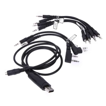 FW1S 6 in 1 USB Programming Cable Adapter Cables For HYT BAOFENG UV-5R KENWOOD Radio For Walkie Talkie Accessary
FW1S 6 in 1 USB Programming Cable Adapter Cables For HYT BAOFENG UV-5R KENWOOD Radio For Walkie Talkie Accessary