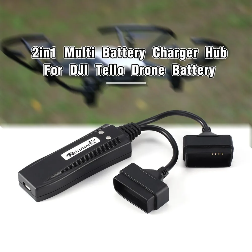 2in1 Multi Battery Charger Hub Intelligent Quick Charging 5V 2A For Original DJI Tello Drone Quadcopter 1100mAh 3.8V Battery
2in1 Multi Battery Charger Hub Intelligent Quick Charging 5V 2A For Original DJI Tello Drone Quadcopter 1100mAh 3.8V Battery