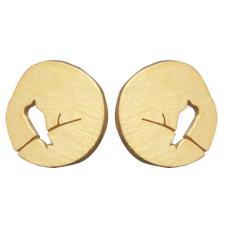 New Fashion Design Cute Small Hollow Animal Bird Branch Stud Earring for Women Vintage Wedding Earrings 2019
New Fashion Design Cute Small Hollow Animal Bird Branch Stud Earring for Women Vintage Wedding Earrings 2019