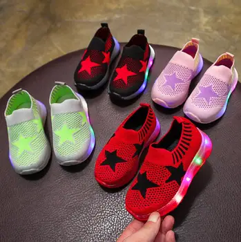 Children Luminous Shoes Boys Girls Sport Running Shoes Baby Flashing Lights Fashion Sneakers Toddler Little Kid LED Mesh Sneaker
Children Luminous Shoes Boys Girls Sport Running Shoes Baby Flashing Lights Fashion Sneakers Toddler Little Kid LED Mesh Sneaker