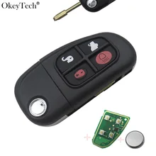 Okeytech Folding Remote Car Key Keyless Entry 4 Buttons For Jaguar S-Type X-Type XJ8 2001-2009 NHVWB1U241 315/433MHz 4D60 Chip
Okeytech Folding Remote Car Key Keyless Entry 4 Buttons For Jaguar S-Type X-Type XJ8 2001-2009 NHVWB1U241 315/433MHz 4D60 Chip
