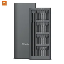 New Original Xiaomi Mijia Wiha Screw Driver Kit 24 In 1 Precision Magnetic Bits Repair Tool For Daily Use With Aluminum Box(China)
