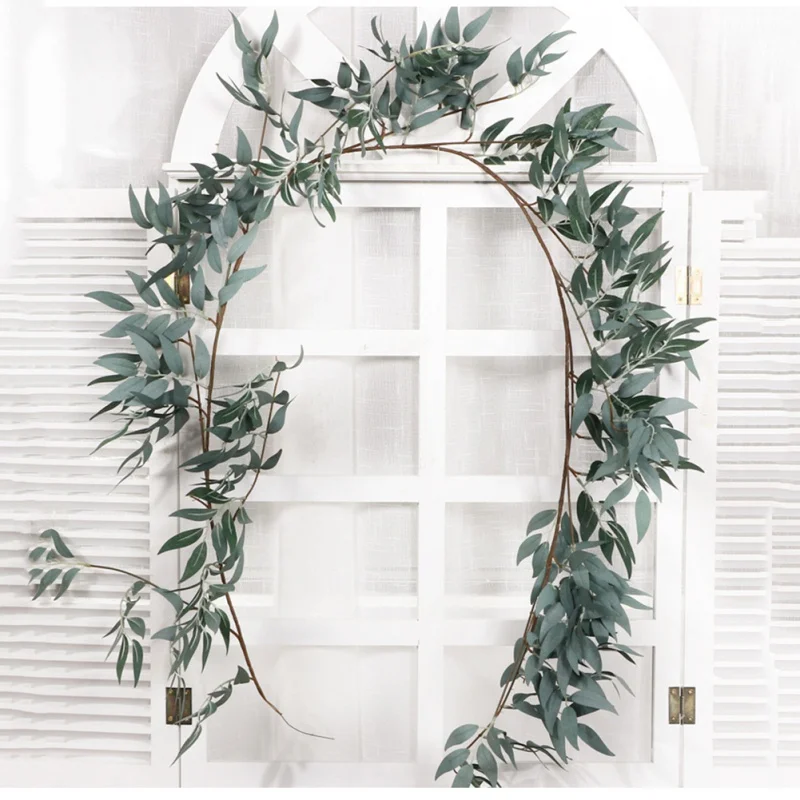 Artificial Wicker String Flower for Wedding Valentine's Day Wicker String Plant Accessories Home Flower Arrangement Green Leaves
Artificial Wicker String Flower for Wedding Valentine's Day Wicker String Plant Accessories Home Flower Arrangement Green Leaves