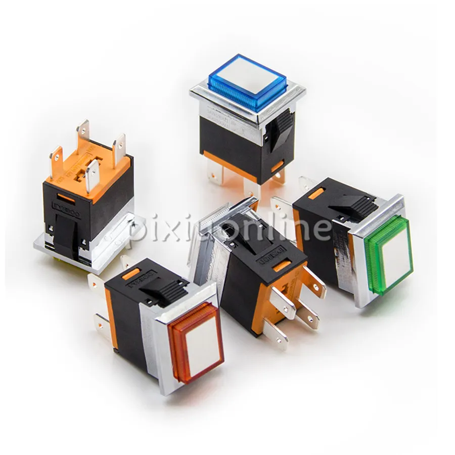 1pc DS716 9-24V Colorful LED Button Self-locking Switch Square Switch IP65 Control Cabinet Waterproof Free Russia Shipping
1pc DS716 9-24V Colorful LED Button Self-locking Switch Square Switch IP65 Control Cabinet Waterproof Free Russia Shipping