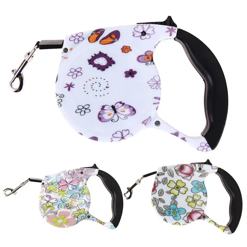 5M Retractable Dog Leash Floral Print Automatic Lead Walking Leash for Dogs Small Medium Pets Dog Products
5M Retractable Dog Leash Floral Print Automatic Lead Walking Leash for Dogs Small Medium Pets Dog Products