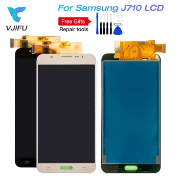 50PCS/lot J7 2016 LCD For Samsung Galaxy J7 2016 LCDs J710F J710M J710 J7 Duos Touch Screen Digitizer Assembly with frame glue
50PCS/lot J7 2016 LCD For Samsung Galaxy J7 2016 LCDs J710F J710M J710 J7 Duos Touch Screen Digitizer Assembly with frame glue