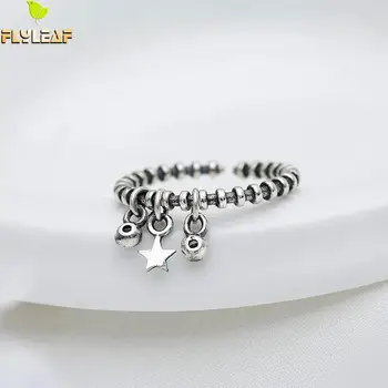 Flyleaf Personality Star Real 925 Sterling Silver Rings For Women Fashion Fine Jewelry Femme Open Ring Vintage High Quality
Flyleaf Personality Star Real 925 Sterling Silver Rings For Women Fashion Fine Jewelry Femme Open Ring Vintage High Quality