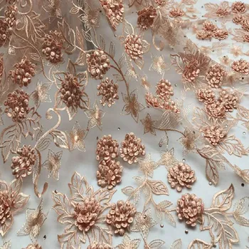 Evening Dress Lace 3D Flower French Embrodered Fabric Wedding Decoration Dress Material DIY Cosplay Material 1Yard
Evening Dress Lace 3D Flower French Embrodered Fabric Wedding Decoration Dress Material DIY Cosplay Material 1Yard