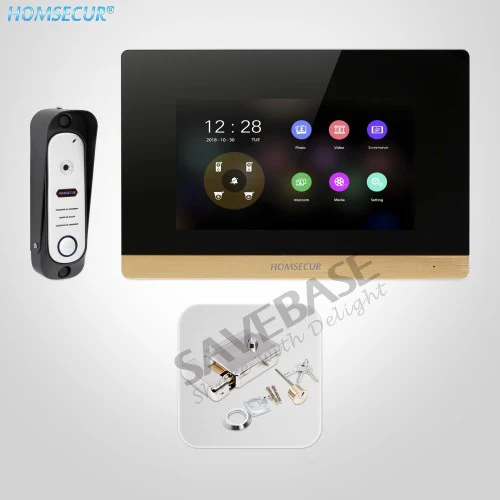 HOMSECUR 4 Wire AHD Hands-free Video&Audio Smart Doorbell with Dual-way Intercom BC051HD-S+BM716HD-G
HOMSECUR 4 Wire AHD Hands-free Video&Audio Smart Doorbell with Dual-way Intercom BC051HD-S+BM716HD-G
