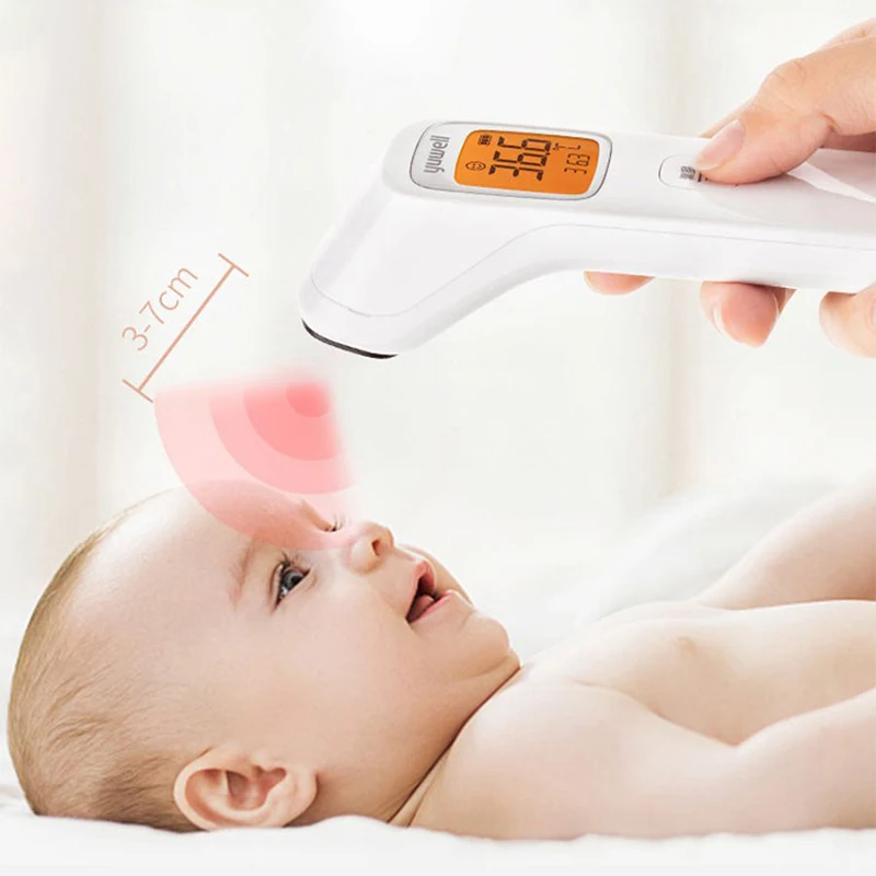 Yuwell Baby Noncontact Infrared Forehead Thermometer Digital Infrared Hydrothermograph Children Body Hermograph Accurate YHW-2
Yuwell Baby Noncontact Infrared Forehead Thermometer Digital Infrared Hydrothermograph Children Body Hermograph Accurate YHW-2