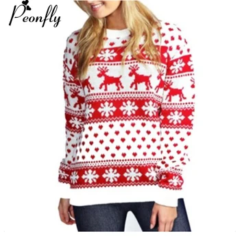 PEONFLY Women Christmas Jesus Print Sweaters Casual Long Sleeve Autumn Winter O Neck Deer Printed Slim Pullover Sweater Tops
PEONFLY Women Christmas Jesus Print Sweaters Casual Long Sleeve Autumn Winter O Neck Deer Printed Slim Pullover Sweater Tops