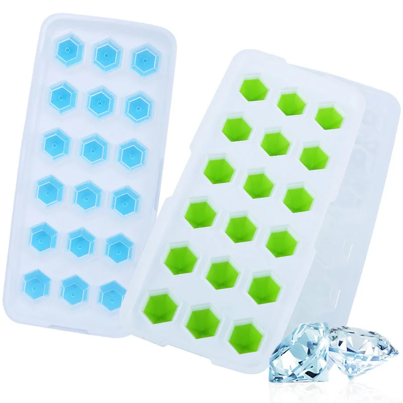 18 Grids Silicone Ice Cube Tray Mold with Clear Cover Summer Ice Cream Maker Mold Molds Ice Cube Mold Ice Plate Non Toxic
18 Grids Silicone Ice Cube Tray Mold with Clear Cover Summer Ice Cream Maker Mold Molds Ice Cube Mold Ice Plate Non Toxic