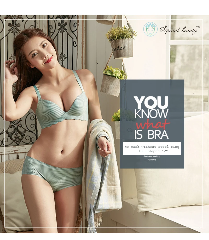 Special beauty!Hot sale!One-Piece Seamless Super Push Up Sexy Striped Discoloration Comfortable Not tight Wire Free Bra
Special beauty!Hot sale!One-Piece Seamless Super Push Up Sexy Striped Discoloration Comfortable Not tight Wire Free Bra