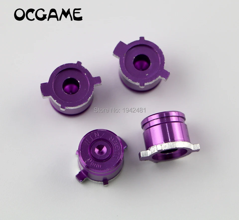OCGAME 40 шт = 10 наборов металлические ABXY алюминиевые сменные кнопки пули для PS4 PS3
