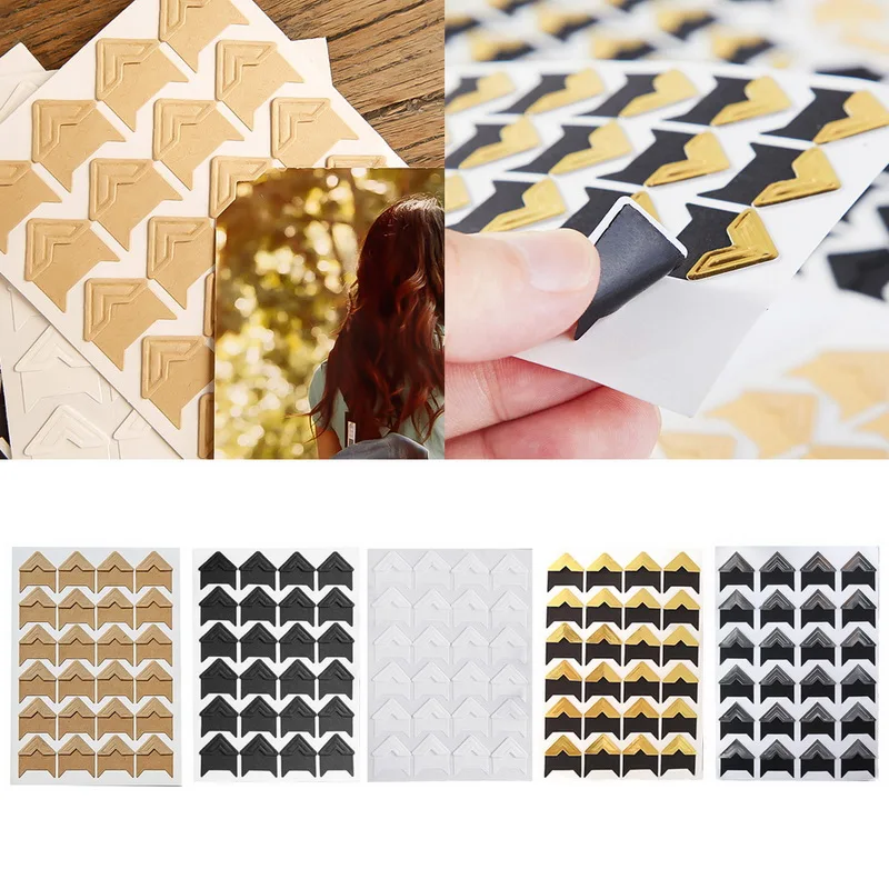 FUNIQUE 24PCs Vintage Photo Corner Scrapbook Paper Photo Frame Picture Decoration Scrapbooking DIY Postcard Corner Protector
FUNIQUE 24PCs Vintage Photo Corner Scrapbook Paper Photo Frame Picture Decoration Scrapbooking DIY Postcard Corner Protector