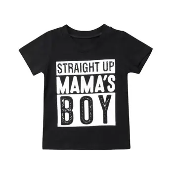 Summer Child Baby Boys T-shirt Casual Shirt Letter Tops Short Sleeve Tee Toddler Kids Cotton Clothes Tops Baby 1-6T
Summer Child Baby Boys T-shirt Casual Shirt Letter Tops Short Sleeve Tee Toddler Kids Cotton Clothes Tops Baby 1-6T