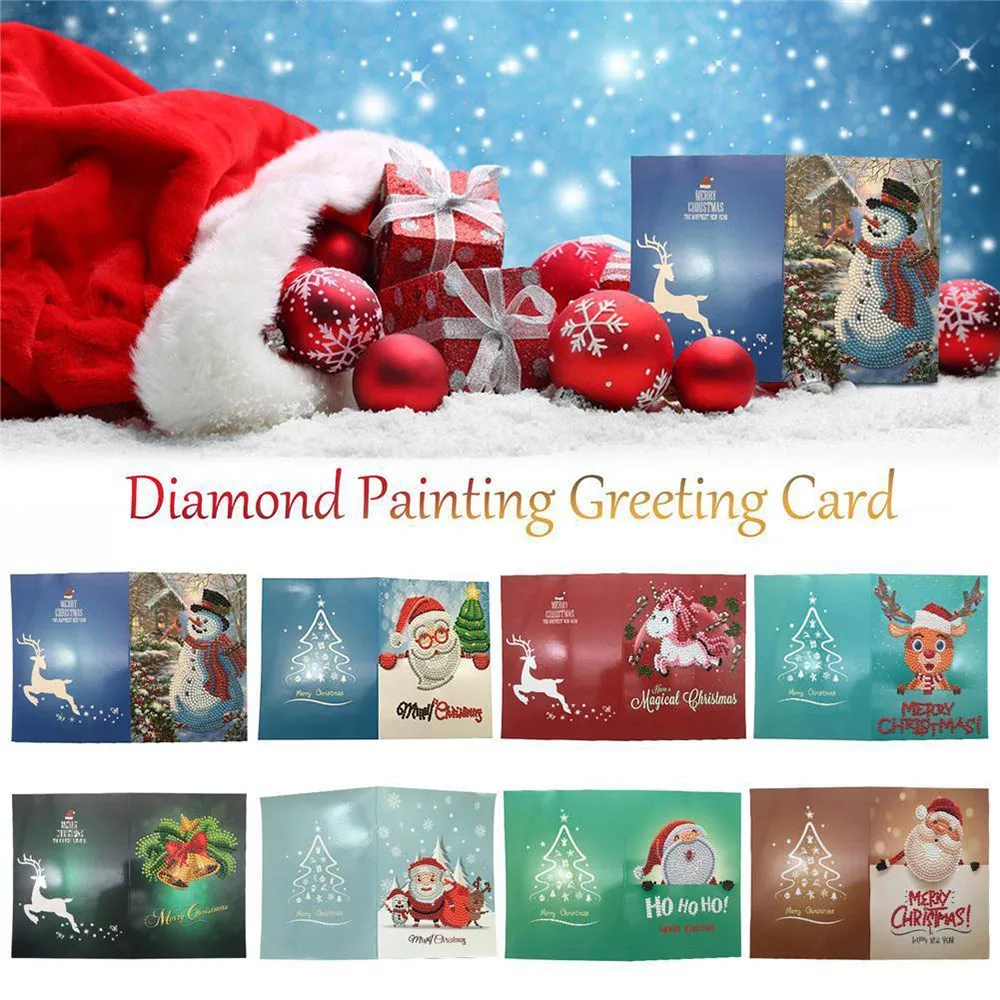 Christmas Greeting Card Cartoon DIY 5D Diamond Painting Gift Hand-made Festival Decoration Gift Creativity Dropshipping
Christmas Greeting Card Cartoon DIY 5D Diamond Painting Gift Hand-made Festival Decoration Gift Creativity Dropshipping