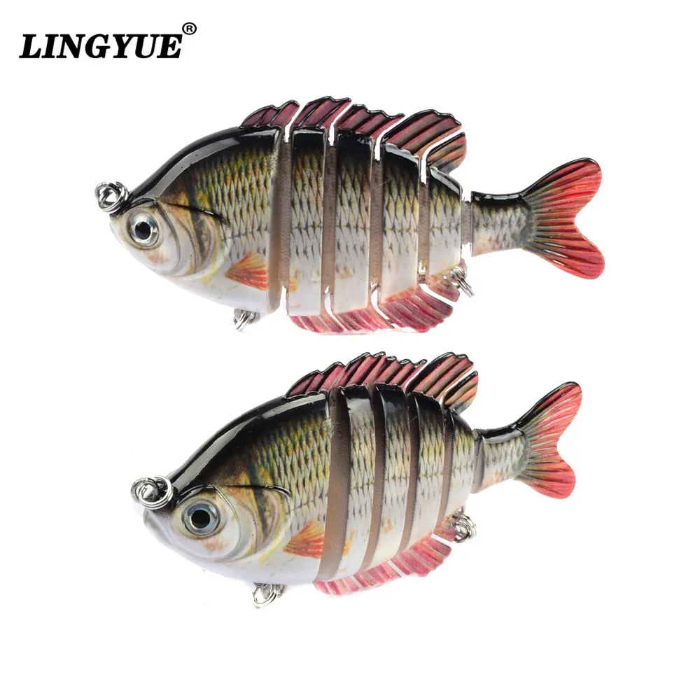 LINGYUE New Arrival 1PCS 8.5cm 24.7g Fishing Baits Hard Wobblers 6 Segments Swimbait Crankbaits Fishing Tackle With Retail box
LINGYUE New Arrival 1PCS 8.5cm 24.7g Fishing Baits Hard Wobblers 6 Segments Swimbait Crankbaits Fishing Tackle With Retail box