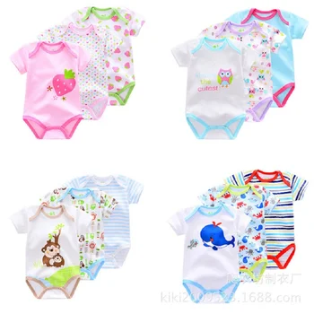 3PCS/LOT Newborn Girl Boy Baby Clothes High Quality Cute 100%Cotton Short Sleeve Baby Rompers Roupas de bebe Infantil Costumes
3PCS/LOT Newborn Girl Boy Baby Clothes High Quality Cute 100%Cotton Short Sleeve Baby Rompers Roupas de bebe Infantil Costumes