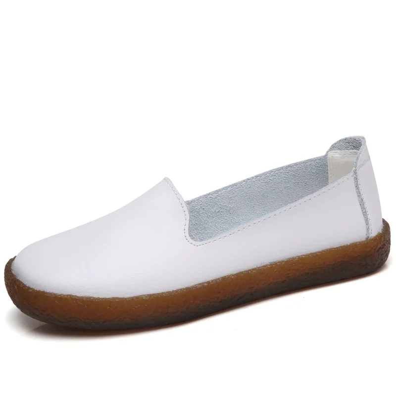 Female Leather Casual Shoe Women Flats Plus Size 43 Genuine Leather Shoes Women Loafers Slip On Moccasins Nurse Flat Shoe
Female Leather Casual Shoe Women Flats Plus Size 43 Genuine Leather Shoes Women Loafers Slip On Moccasins Nurse Flat Shoe