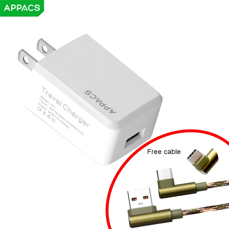 APPACS Protable Travel Wall US Plug USB Charger 5V2.1A Fast Charging for Huawei P10 Desktop Charge + Free 1pcs type-c data cable
APPACS Protable Travel Wall US Plug USB Charger 5V2.1A Fast Charging for Huawei P10 Desktop Charge + Free 1pcs type-c data cable
