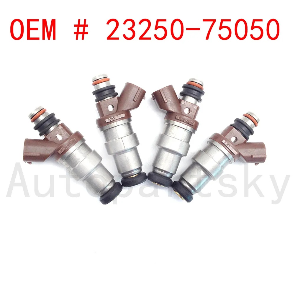 4 x Fuel Injector For Toyota 4Runner Tacoma T100 2.7L / Prado J90 HILUX RZN HIACE RCH 3RZ-FE 2.7L 3RZFE RZJ OEM # 23250-75050
4 x Fuel Injector For Toyota 4Runner Tacoma T100 2.7L / Prado J90 HILUX RZN HIACE RCH 3RZ-FE 2.7L 3RZFE RZJ OEM # 23250-75050
