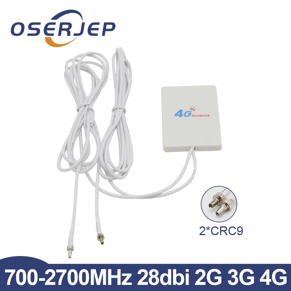 4g Lte Pannel Antenna Connector 3g 4g Router Anetnna 2* Crc9 Connector+ 2M 3M 5M Cable For Huawei 3g 4g Lte Router Modem Aerial
4g Lte Pannel Antenna Connector 3g 4g Router Anetnna 2* Crc9 Connector+ 2M 3M 5M Cable For Huawei 3g 4g Lte Router Modem Aerial