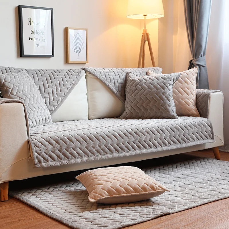Modern Simple Sofa Cover Crystal velvet Sofa Slipcover Gray Couch Cover Sofa Towel Slip Resistant For Living Room Deco
Modern Simple Sofa Cover Crystal velvet Sofa Slipcover Gray Couch Cover Sofa Towel Slip Resistant For Living Room Deco