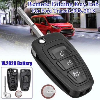 Car key Remote Folding Flip Key Case Fob with VL2020 Battery 3 Buttons For Ford Transit 2006-2018 For Focus For Mondeo
Car key Remote Folding Flip Key Case Fob with VL2020 Battery 3 Buttons For Ford Transit 2006-2018 For Focus For Mondeo