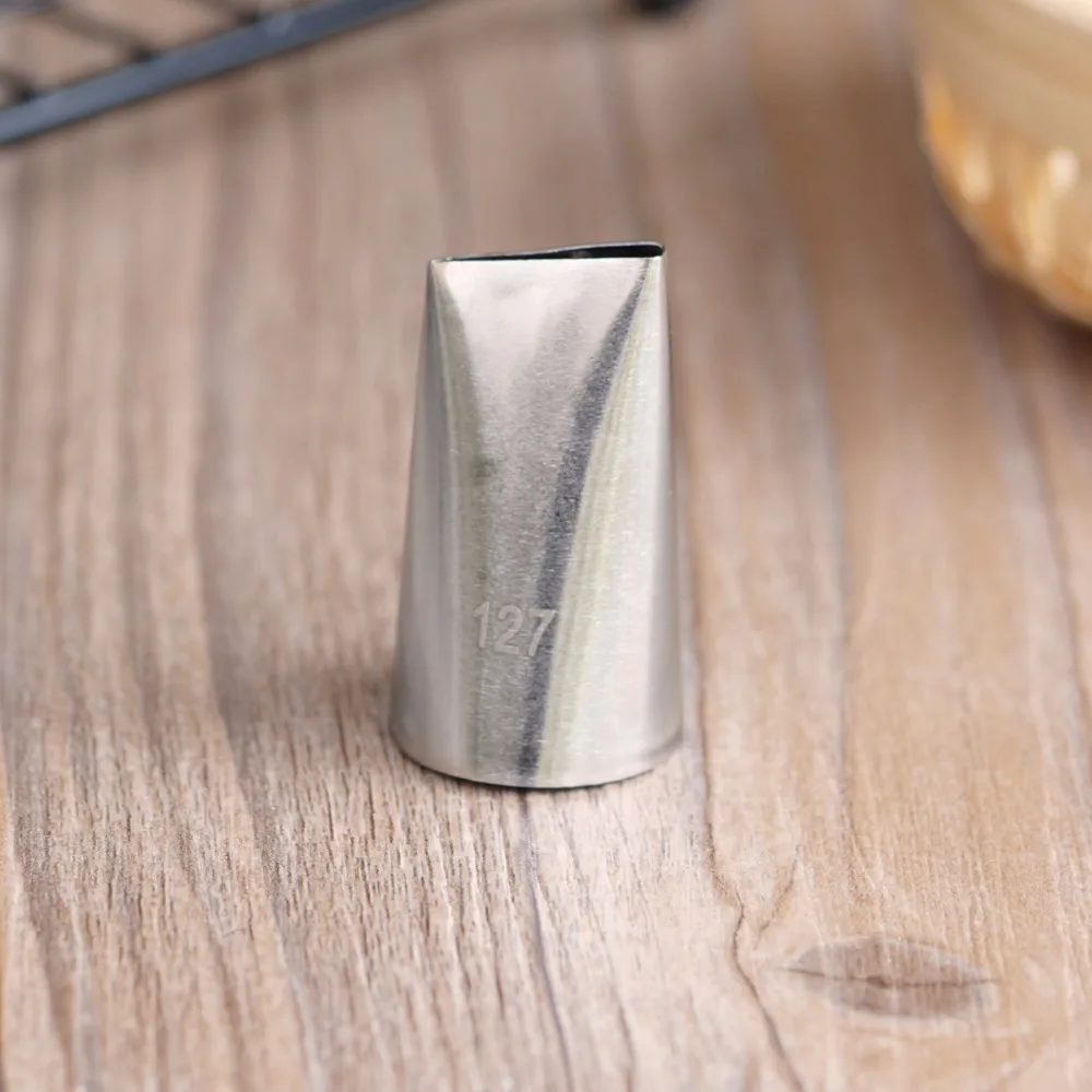 #127 Cream Piping Nozzle Decorating Icing Tip For Creating Tulip Rose Petal Shape Baking &Pastry Tools Bakeware
#127 Cream Piping Nozzle Decorating Icing Tip For Creating Tulip Rose Petal Shape Baking &Pastry Tools Bakeware