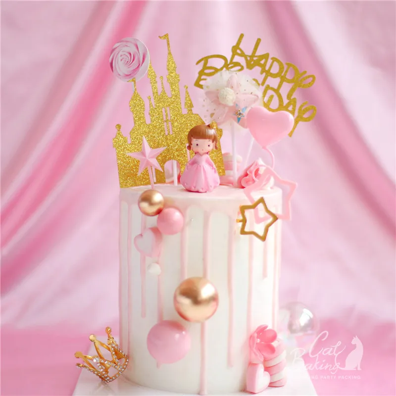 Ins Dress Princess Happy Birthday Gold Castle Decoration Pink Balls Mesh Stars Fairy Party Wedding Supplies Baking Sweet Gifts
Ins Dress Princess Happy Birthday Gold Castle Decoration Pink Balls Mesh Stars Fairy Party Wedding Supplies Baking Sweet Gifts