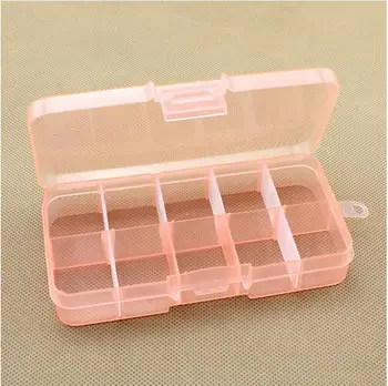 300pcs/lot 10 Grid Transparent Box Plastic Cosmetic Nail Art Pill Box Case Portable Storage Container Parts Stones Tools
300pcs/lot 10 Grid Transparent Box Plastic Cosmetic Nail Art Pill Box Case Portable Storage Container Parts Stones Tools