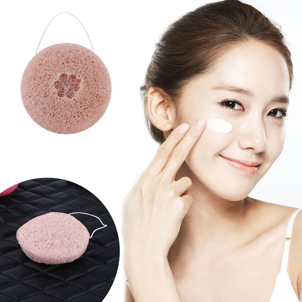 

Natural Konjac Konnyaku Makeup Clean Tool Facial Puff Face Washing Sponge Exfoliator Cleansing Sponge Puff Facial Cleanser