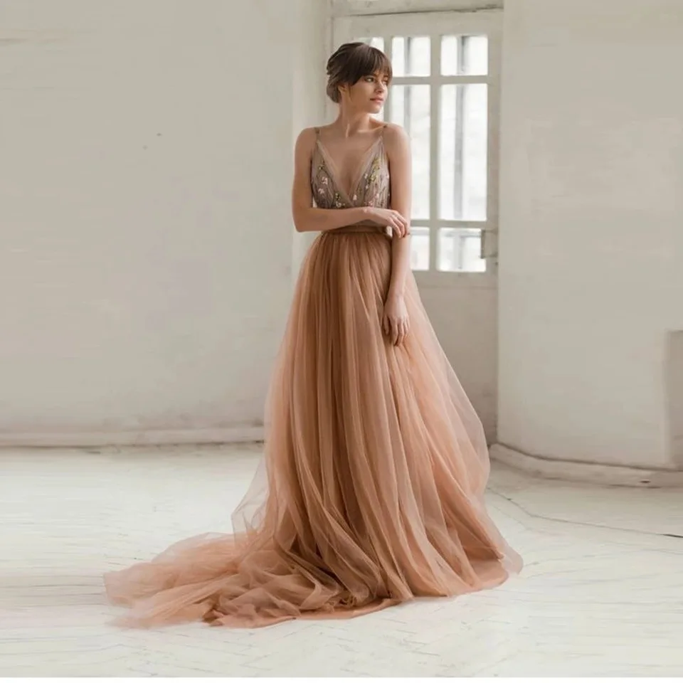 Cinderella Elegant V-Neck Spaghetti Straps Soft Tulle Evening Dresses Long Tulle Prom Party Gowns Fast Shipping
Cinderella Elegant V-Neck Spaghetti Straps Soft Tulle Evening Dresses Long Tulle Prom Party Gowns Fast Shipping