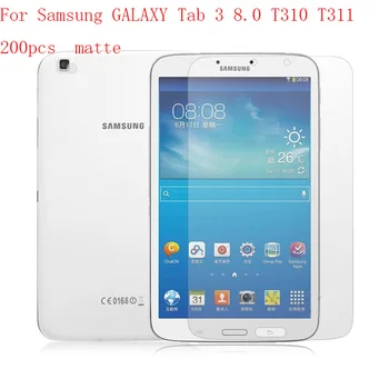 Anti-glare Tablet LCD film Screen Protector for Samsung Tab 3 8.0 T310 T311 9H Anti-scratch without retail packing 200pcs/lot
Anti-glare Tablet LCD film Screen Protector for Samsung Tab 3 8.0 T310 T311 9H Anti-scratch without retail packing 200pcs/lot