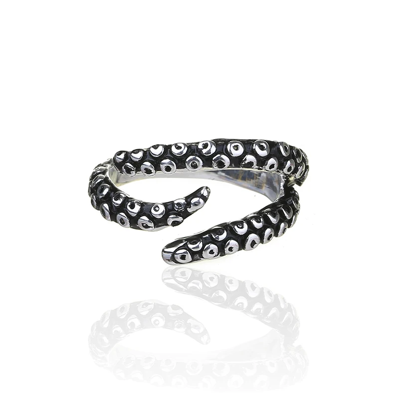 Drop Shipping Retail Tentacle Beautiful octopus ring tentacle claw adjustable Hand made rings ancient silver Plating
Drop Shipping Retail Tentacle Beautiful octopus ring tentacle claw adjustable Hand made rings ancient silver Plating