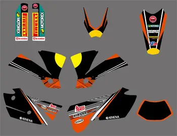 Motorcycle Team Graphic Background Decal And Sticker Kit For KTM 125 200 250 300 400 450 525 EXC 2004
Motorcycle Team Graphic Background Decal And Sticker Kit For KTM 125 200 250 300 400 450 525 EXC 2004