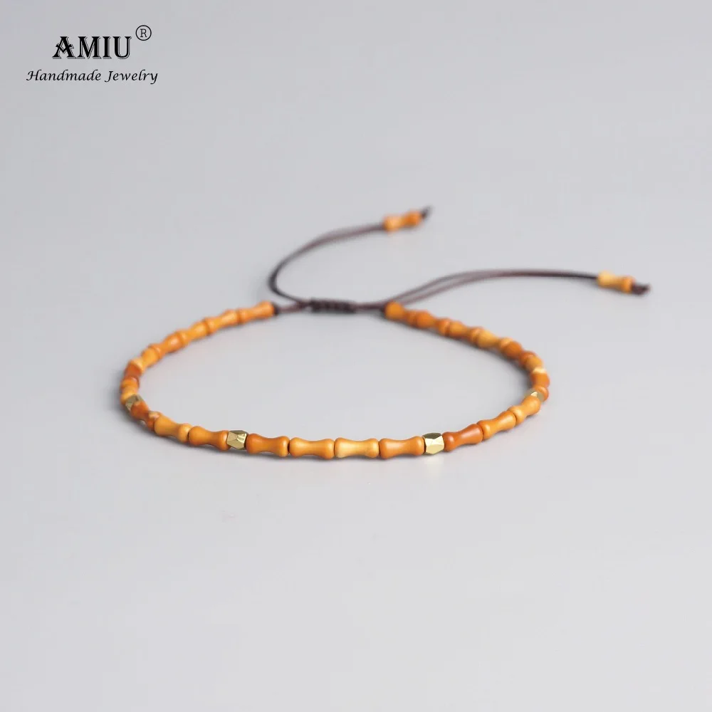 AMIU 6x3mm Handcarved Natural Olive Nut Bracelets For Men Women Reiki Prayer Stones Super Thin Bead Tibetan Buddhist Bracelet
AMIU 6x3mm Handcarved Natural Olive Nut Bracelets For Men Women Reiki Prayer Stones Super Thin Bead Tibetan Buddhist Bracelet