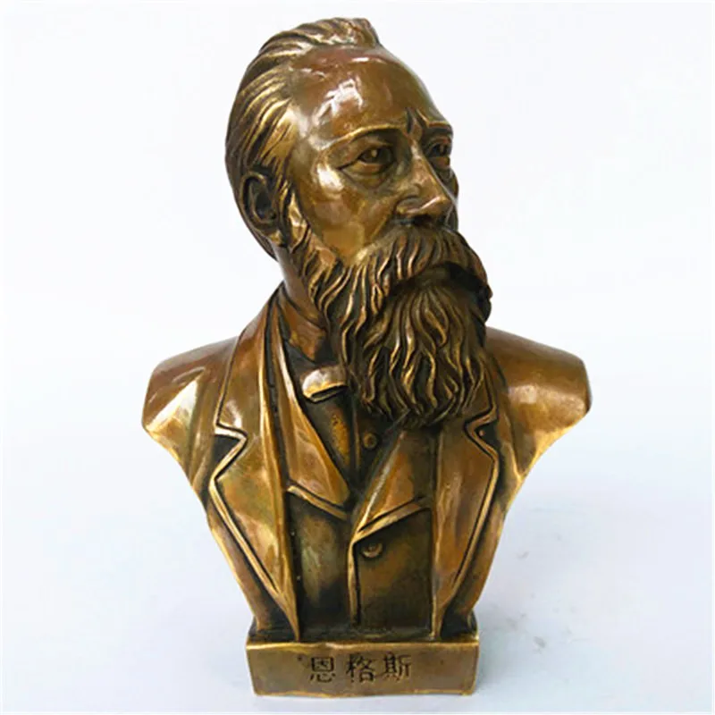 Philosopher Friedrich Engels Copper Bust Statue European Style Model Home Decorations G1005
Philosopher Friedrich Engels Copper Bust Statue European Style Model Home Decorations G1005