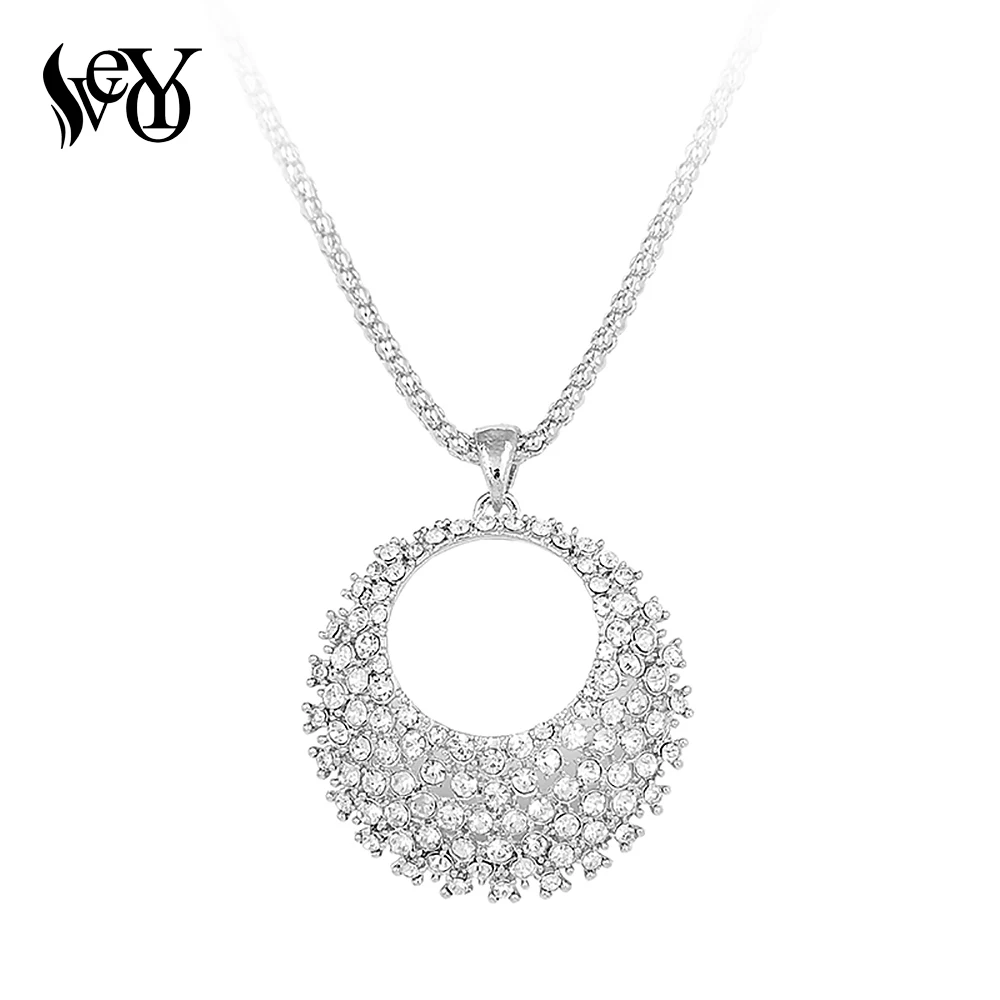 VEYO Classic Full of Rhinestone Round Necklace for Women High Quality Necklaces & Pendants
VEYO Classic Full of Rhinestone Round Necklace for Women High Quality Necklaces & Pendants