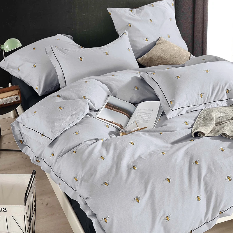 Flower Plant leaves and animals Printed Bedding Set HTB1wAgkdlGw3KVjSZFDq6xWEpXaE.jpg - Flower Plant leaves and animals Printed Bedding Set