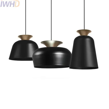 

IWHD Iron Style Loft Industrial Vintage Pendant Lamp Fixrures Creative Living Room Suspension Luminaire Retro Kitchen Light