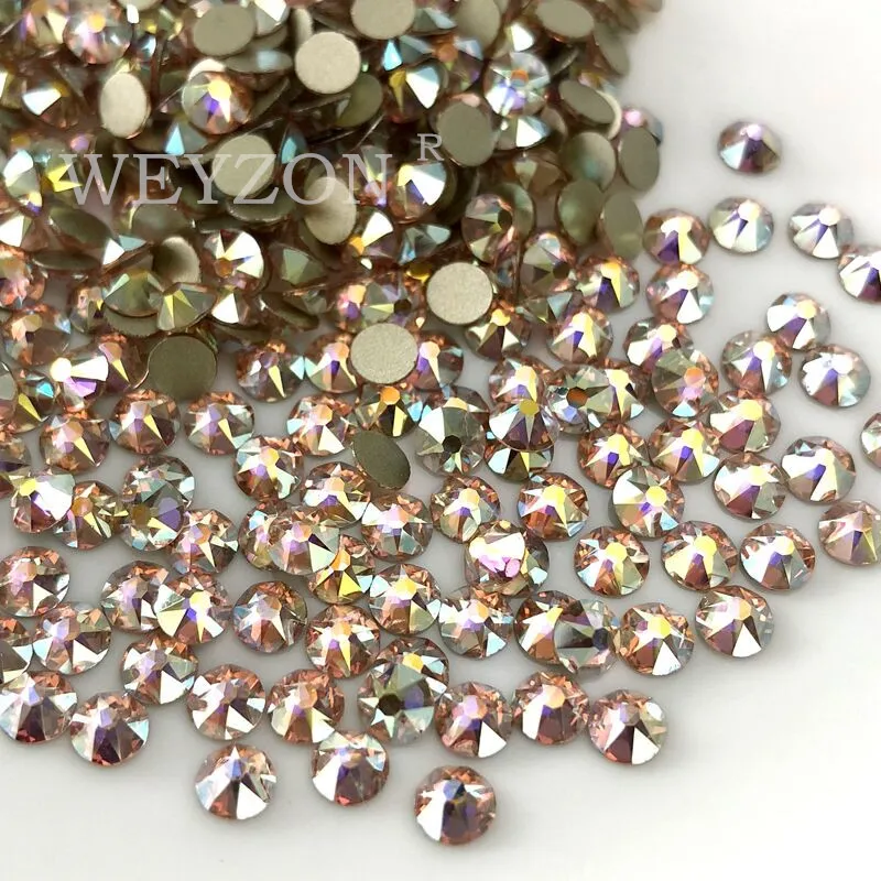 1440pcs/720pcs Packing New Faced (8 big + 8 small) ss20 (4.8-5.0mm) Lt.peach AB color Nail Art Glue On No hotfix Rhinestone
1440pcs/720pcs Packing New Faced (8 big + 8 small) ss20 (4.8-5.0mm) Lt.peach AB color Nail Art Glue On No hotfix Rhinestone