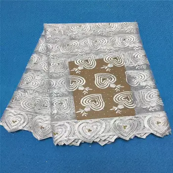 2018 French Embroidered Mesh Lace Fabric White Color African Lace Fabric High Quality Guipure Lace For Nigeria Lace Wedding
2018 French Embroidered Mesh Lace Fabric White Color African Lace Fabric High Quality Guipure Lace For Nigeria Lace Wedding