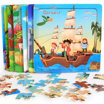 Cut Cartoon Wooden Puzzle Toys Wood Animal Model Toy Small Piece Kids Early Educational Toys For Children A party gift
Cut Cartoon Wooden Puzzle Toys Wood Animal Model Toy Small Piece Kids Early Educational Toys For Children A party gift